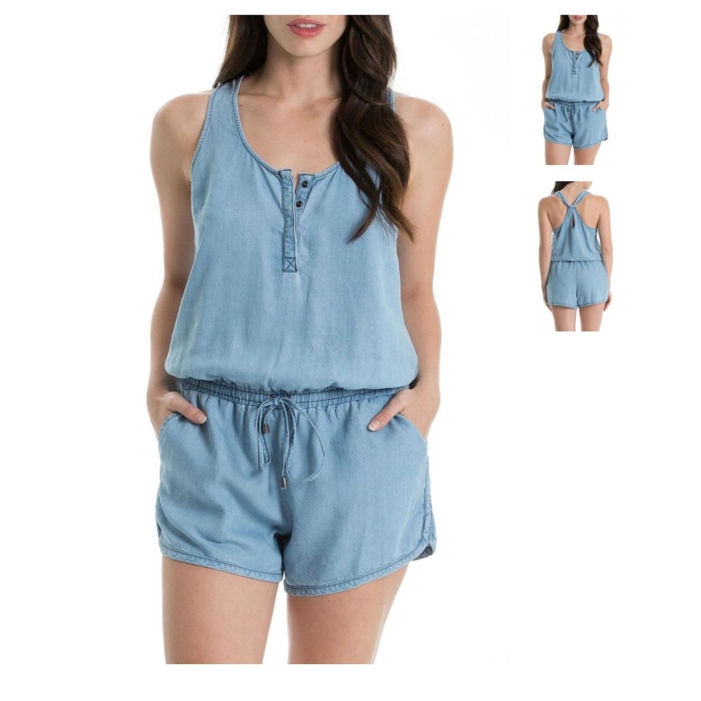 Elan Denim romper
